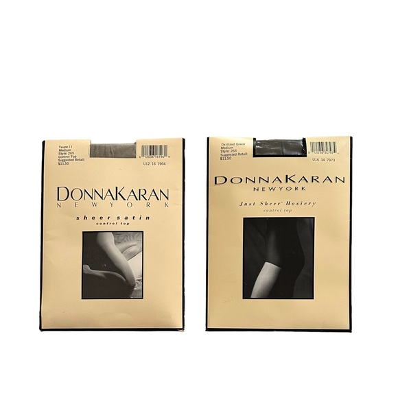 9 Pairs Donna Karen Control Top Hosiery Size Medium - Picture 4 of 10